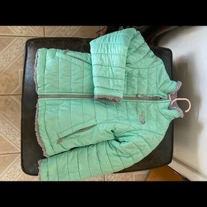 Great condition Girls reversible north face